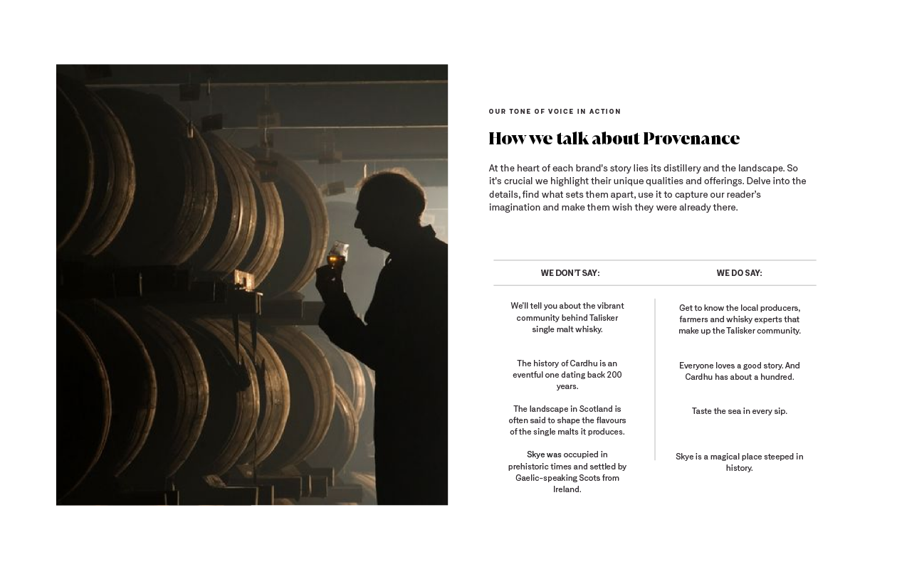 Malts guidance on how we talk about provenance